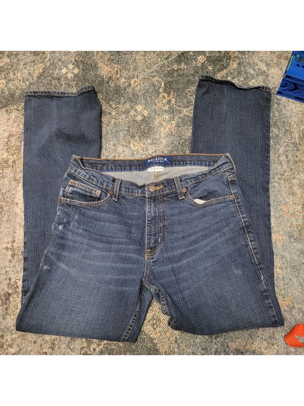Arizona Jean Company Men's Dark Blue Boot Cut Jeans 30x32